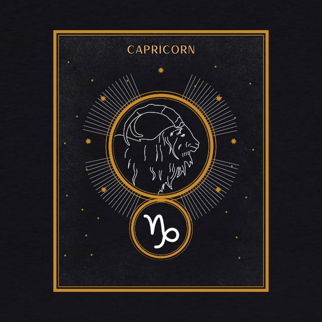 Capricorn | Astrology Zodiac Sign Design by The Witch's Life